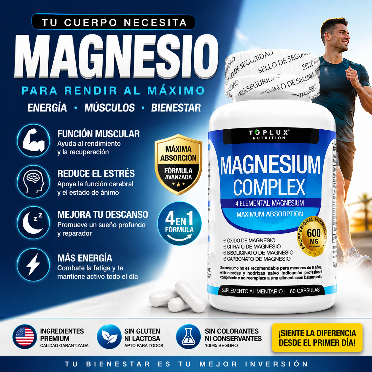 MAGNESIO COMPLEX 600MG