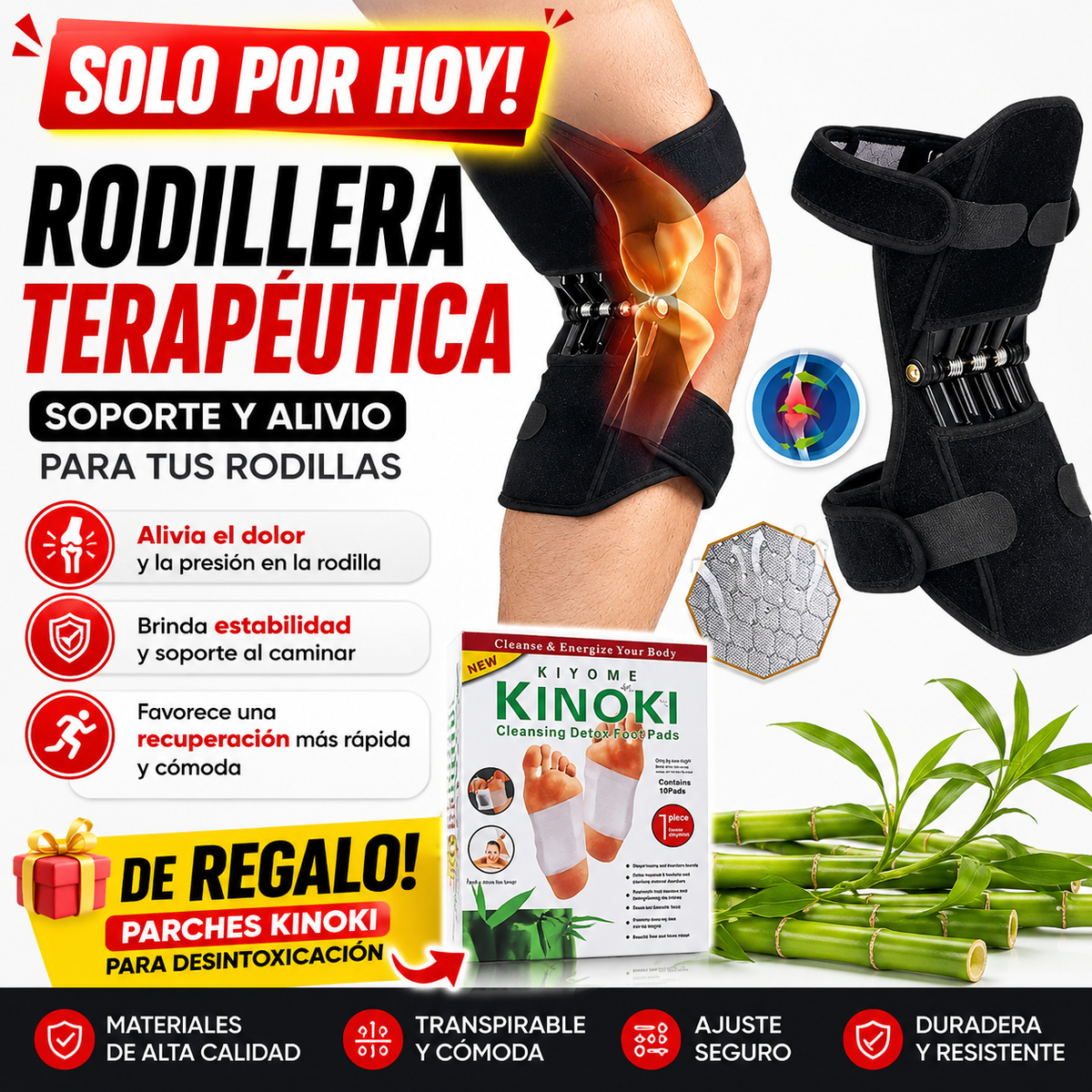 Resorte Proteccion Apoyo Rodilla