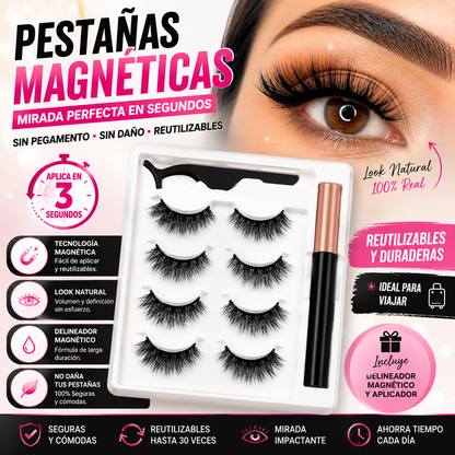 KIT Pestañas Magnéticas Reutilizables