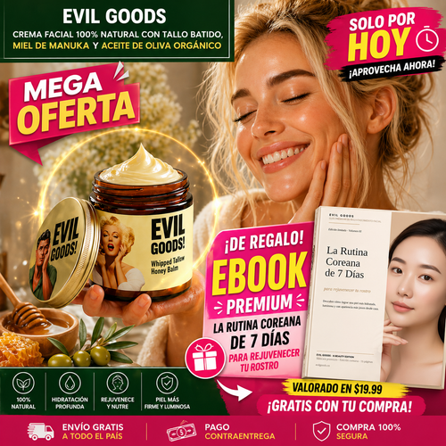 EVIL GOODS + EBOOK GRATIS