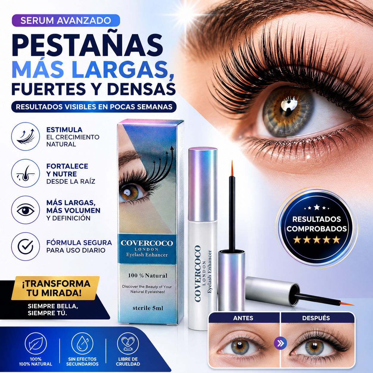 Serum Crecimiento Pestanas Premium