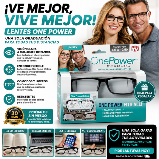 X - LENTES ONE POWER