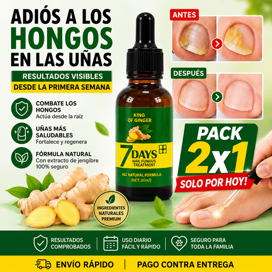 PACK 2X1 Tónico Jengibre Uñas