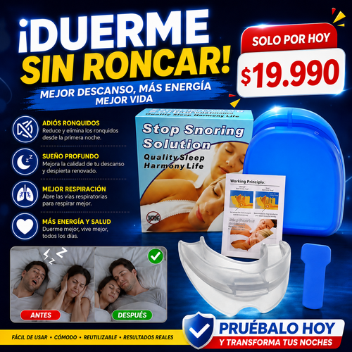 Placa Anti Bruxismo Apnea Y Ronquido