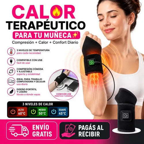 Muñequera Guante Térmico Tunel Carpiano