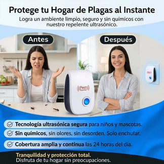 Repelente Eléctrico para Mosquitos